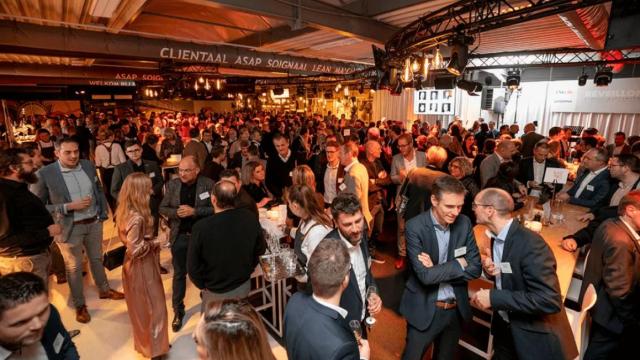 Een beeld van de Voka Réveillon 2019, bij Renotec in Geel